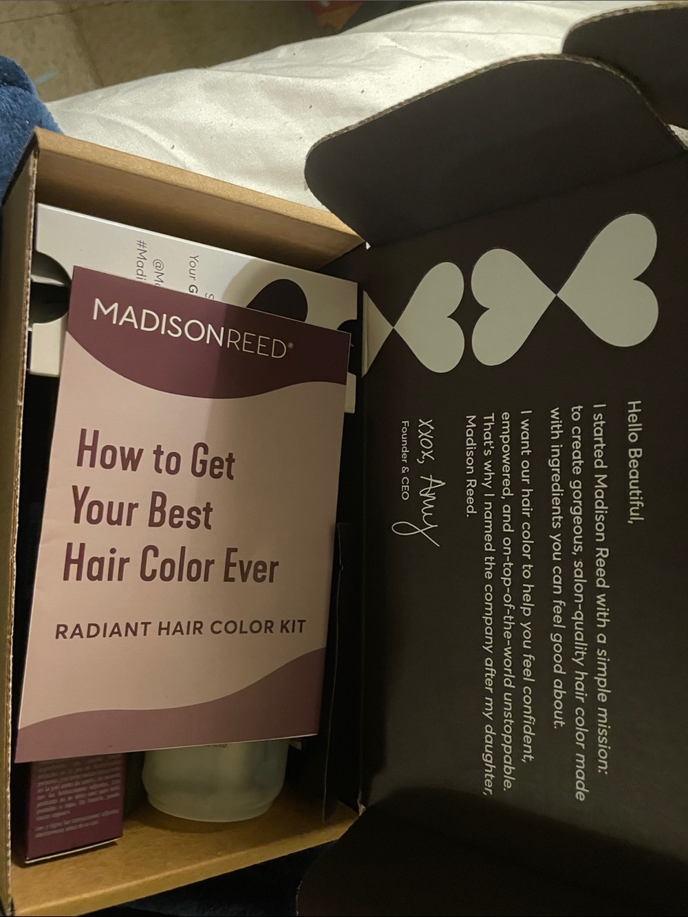 Madison Radiant Hair Color Kit - Pink Plum